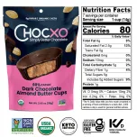 Chocxo Dark Chocolate Almond Butter Cups - 60% Cacao