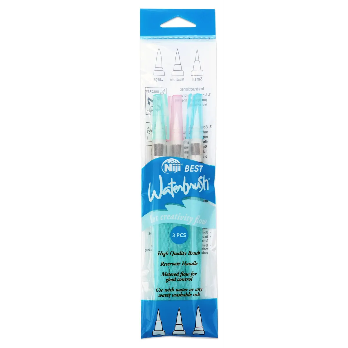 *NEW* Niji® Best Waterbrush 3 Piece Set