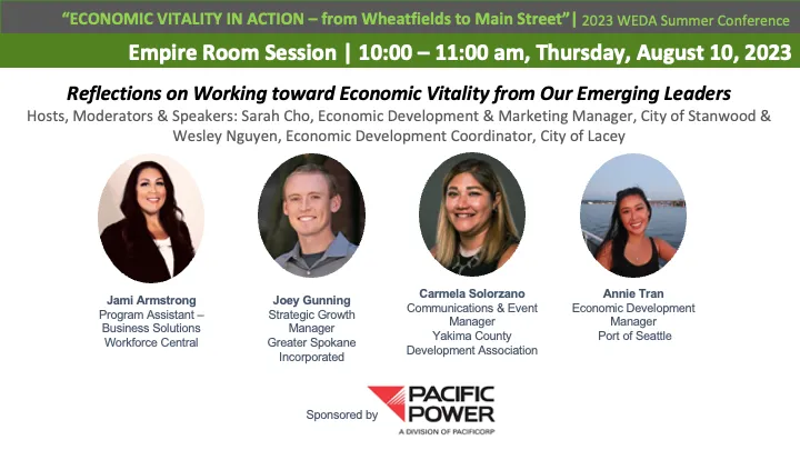 Breakout Session: Reflections on Working toward Economic Vitality from Our Emerging Leaders