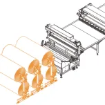 MÁQUINA EXTENDEDORA OSHIMA J3-E