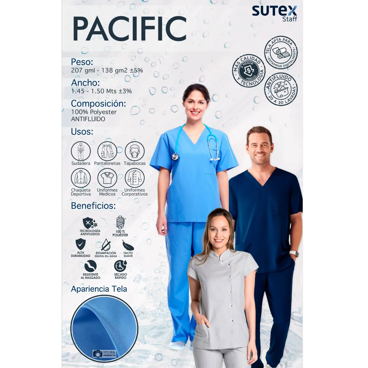 Telas antifluido - PACIFIC