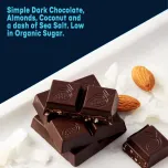 Chocxo Dark Chocolate Coconut Almond & Sea Salt Snaps - 85% Cacao