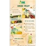 Consumer product (Air dried fruit, Freeze dried fruit, Instant soup)