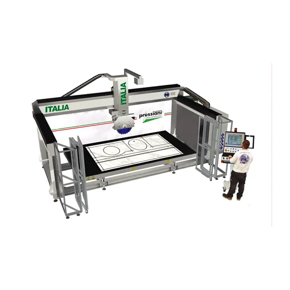 ITALIA - CNC bridge saw for porcelain and stones