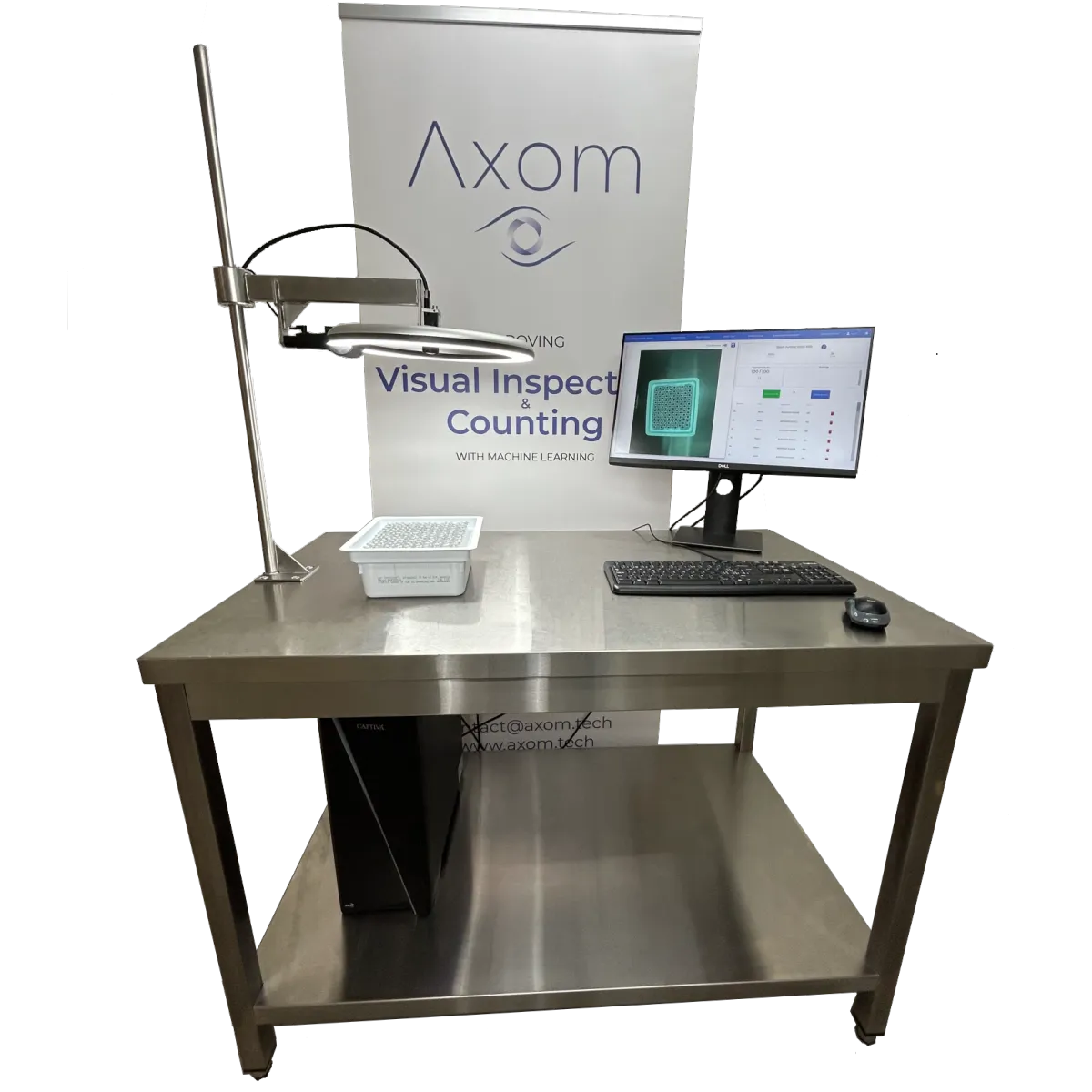 Counting station (reconciliation, position detection)
