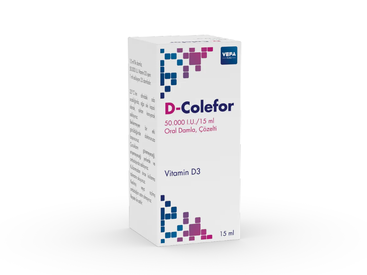D-Colefor 50.000 IU/15 ml Oral Damla, Solution