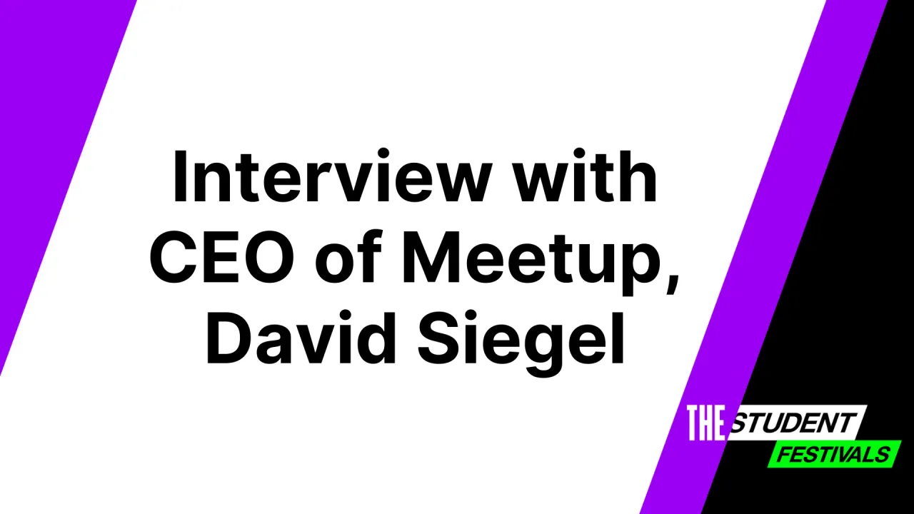 Interview with CEO of Meetup, David Siegel