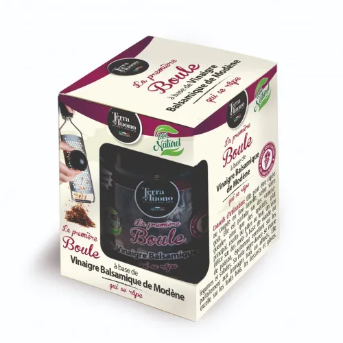 The First Sphere of Balsamic Vinegar to grate