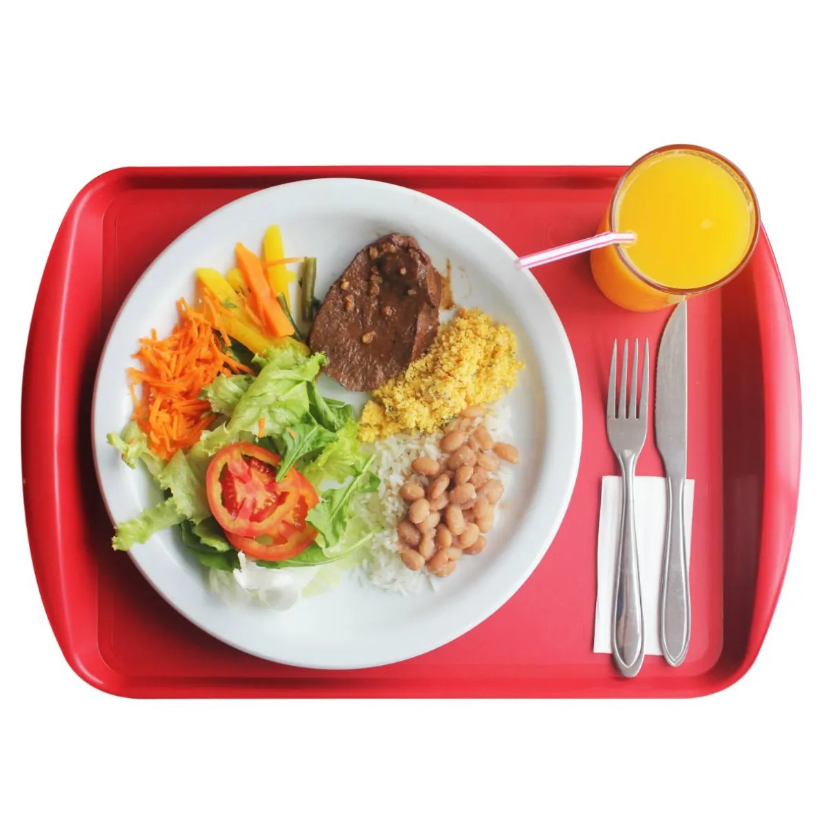 Bandeja de Plástico LF330 Fast Food