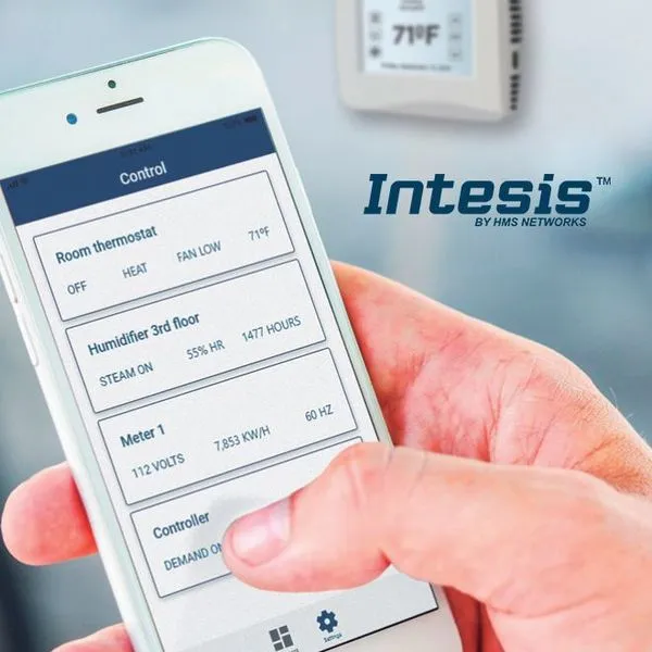 Intesis Standard Cloud Control- Volledige controle over BACnet en Modbus apparaten