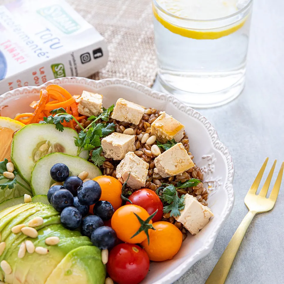 TOFU LACTOFERMENTE MARINE AU TAMARI