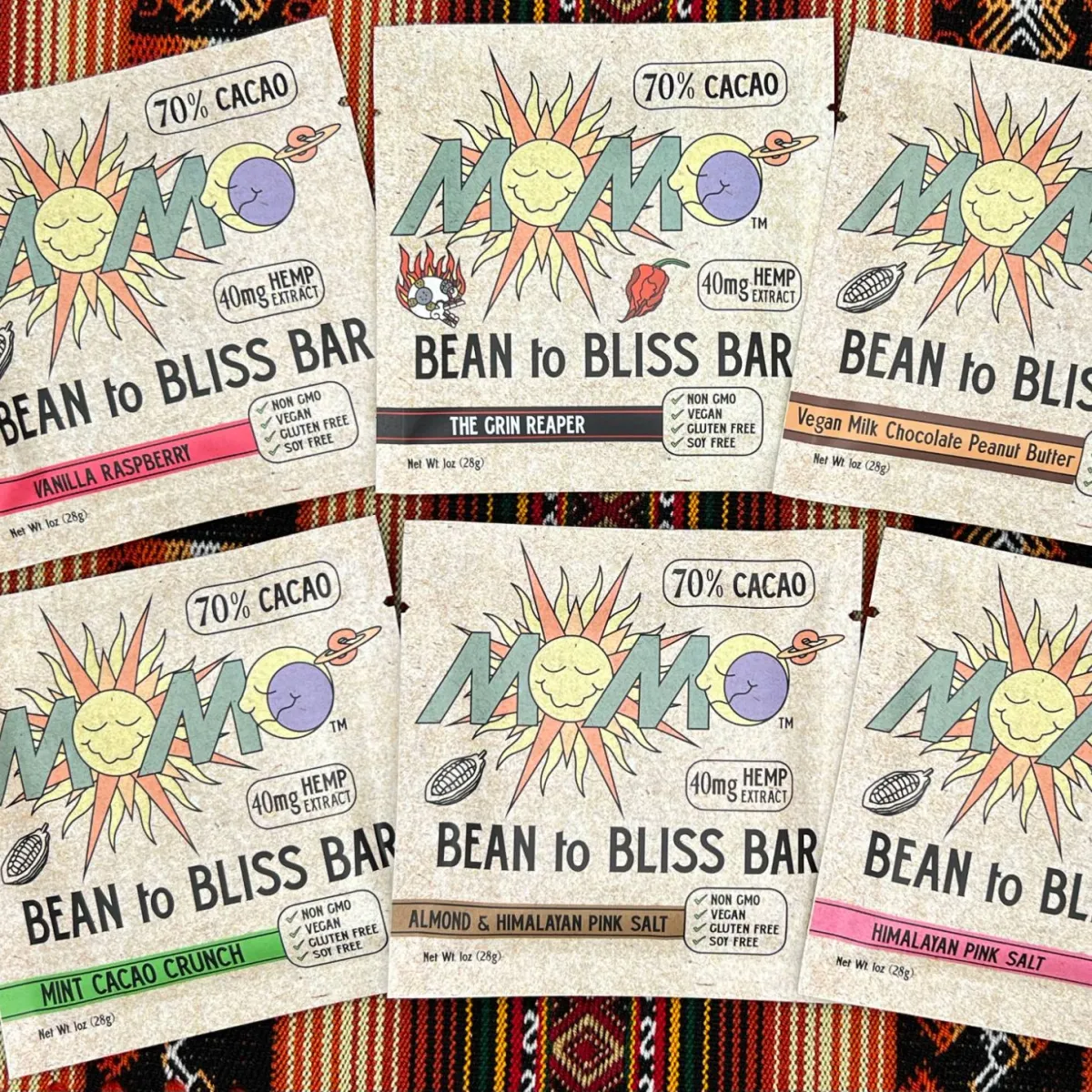 MOMO's Bean to BLISS Bars