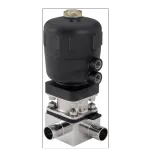 Type 2032 - T-diaphragm valve with pneumatic plastic actuator (Type CLASSIC)