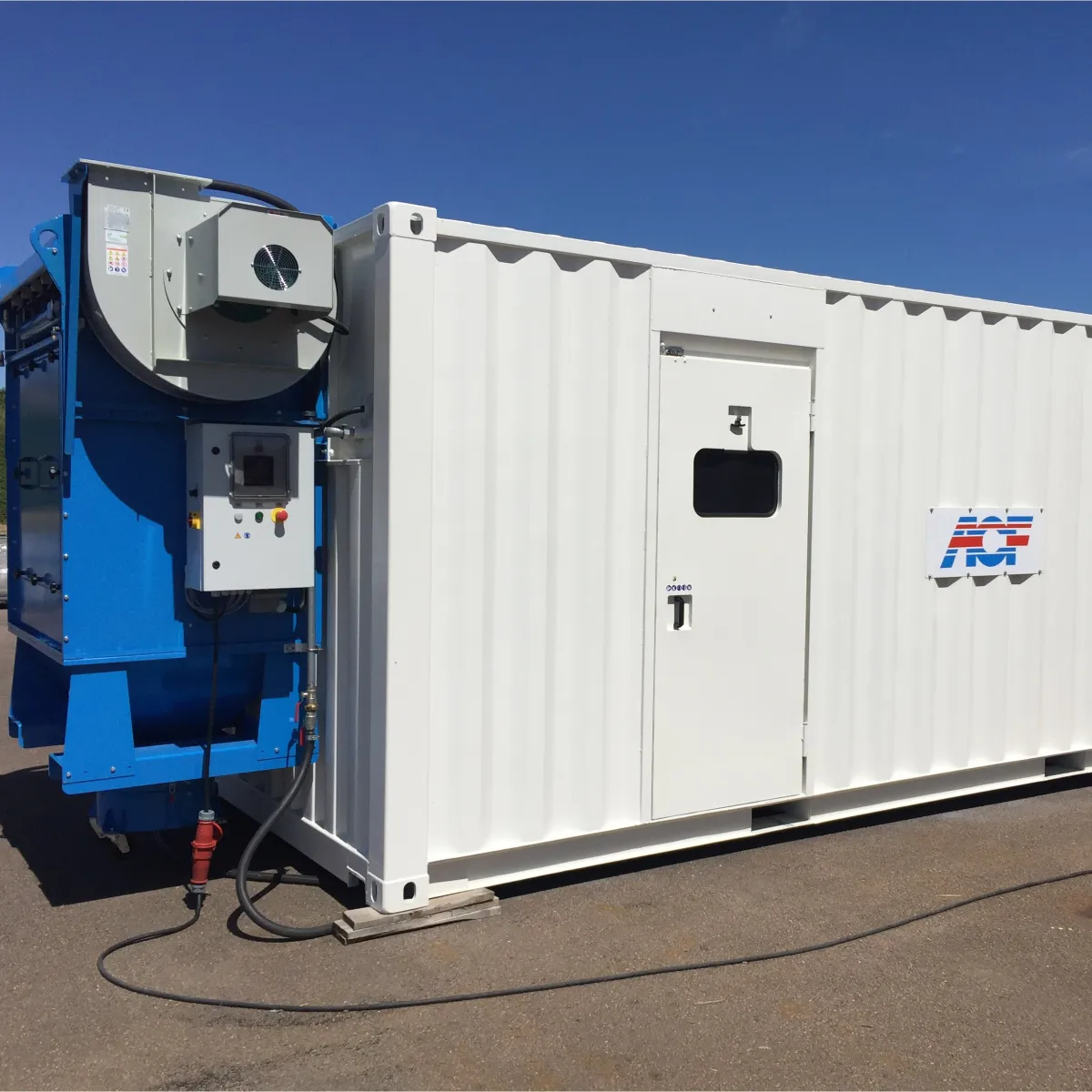 Container de Décapage : Sablage / Grenaillage / microbillage