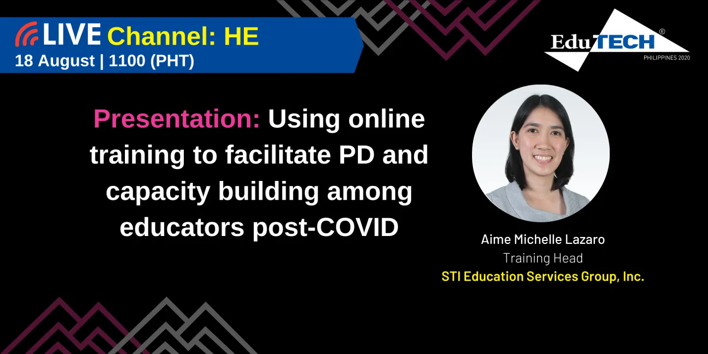 Using online training to facilitate PD and capacity building among educators post-COVID