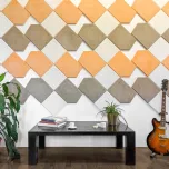 Acoustic Cotton Tiles by Milleforma