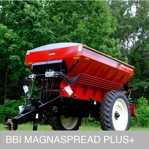 Variable Rate, Hydraulic Drive Spinner Spreaders