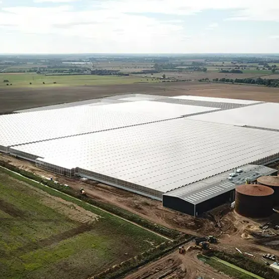 AGR 217,000m² Glasshouse and Energy Centre with 33MWth Heat Pump System and 9MW Combined Heat and Power Plant