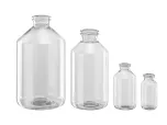 PET injection bottles with crimp neck finish