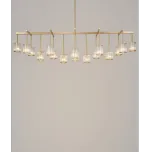 Flute Beam Chandelier