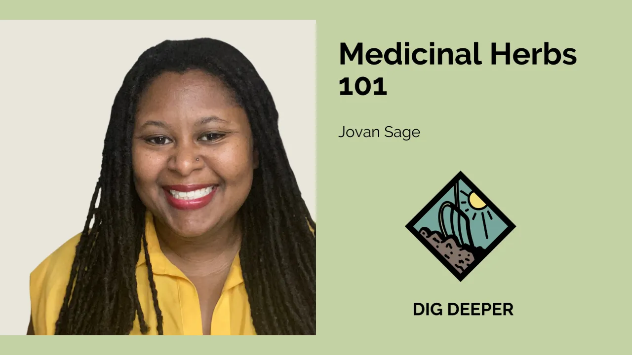 Medicinal Herbs 101 with Jovan Sage