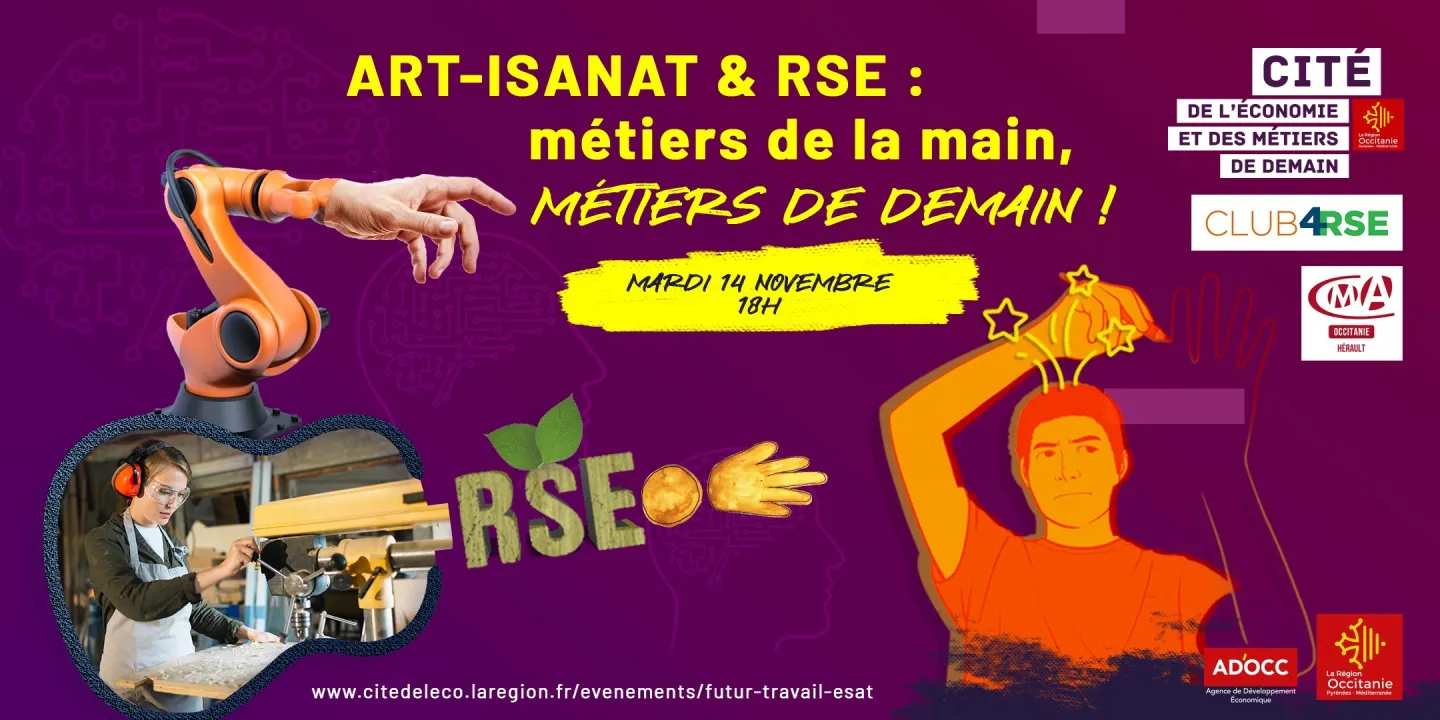 ART-ISANAT et RSE : métiers de la main, métiers de demain !