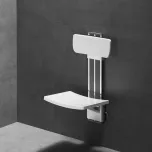 XSA-B360+B-B340 Wall Fixed Shower Seat With Backrest Adjustable
