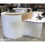 Curved countertop project
