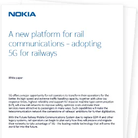 A new platform for rail communications – adopting 5G for railways
