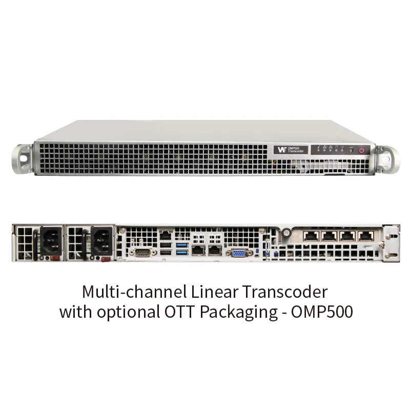 Multi-channel Linear Transcoder with optional OTT Packaging
