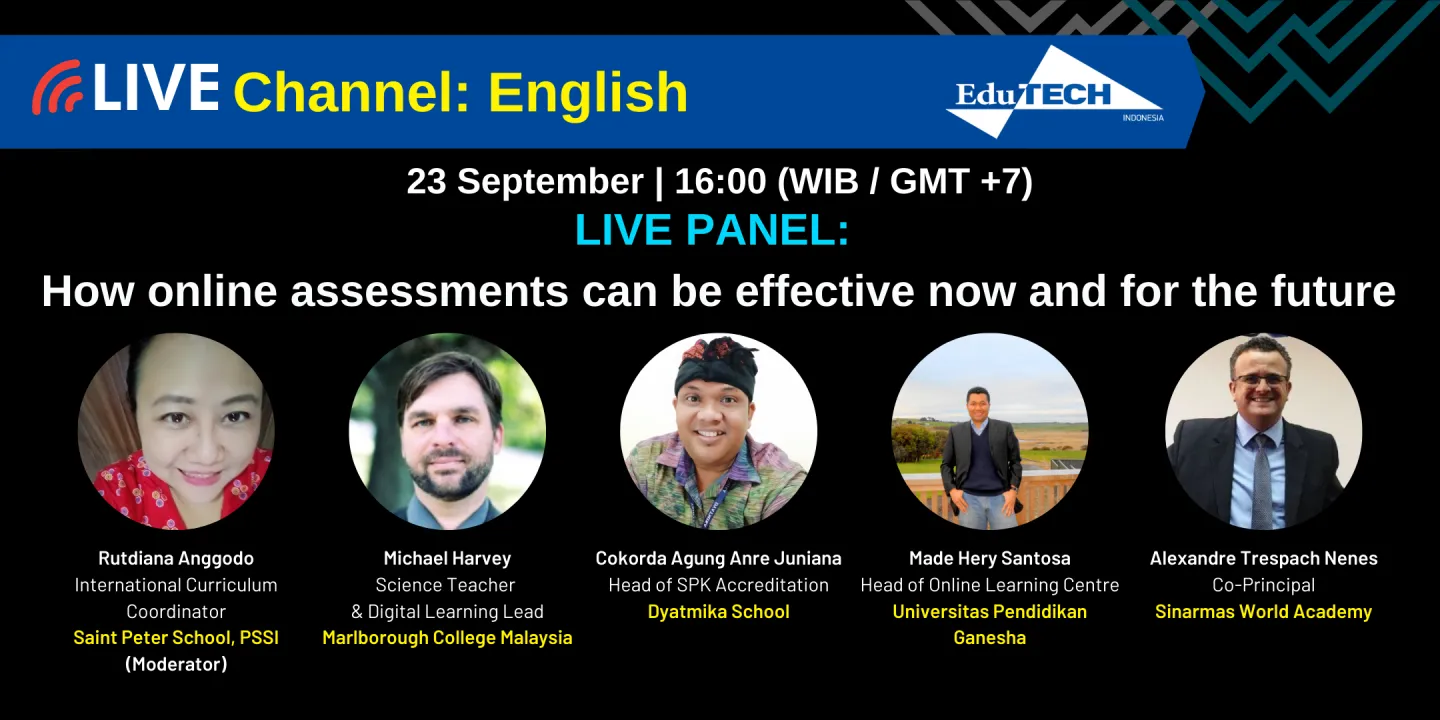 Live Panel: How online assessments can be effective now and for the future