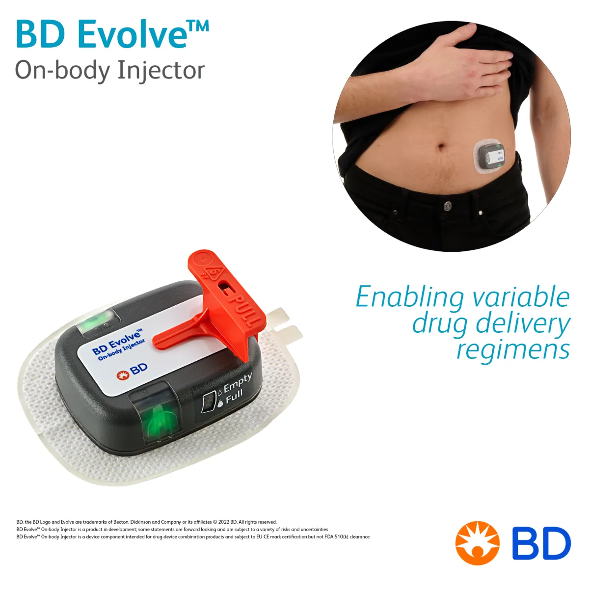 BD Evolve(TM) On-body Injector - Enabling variable drug delivery regimens