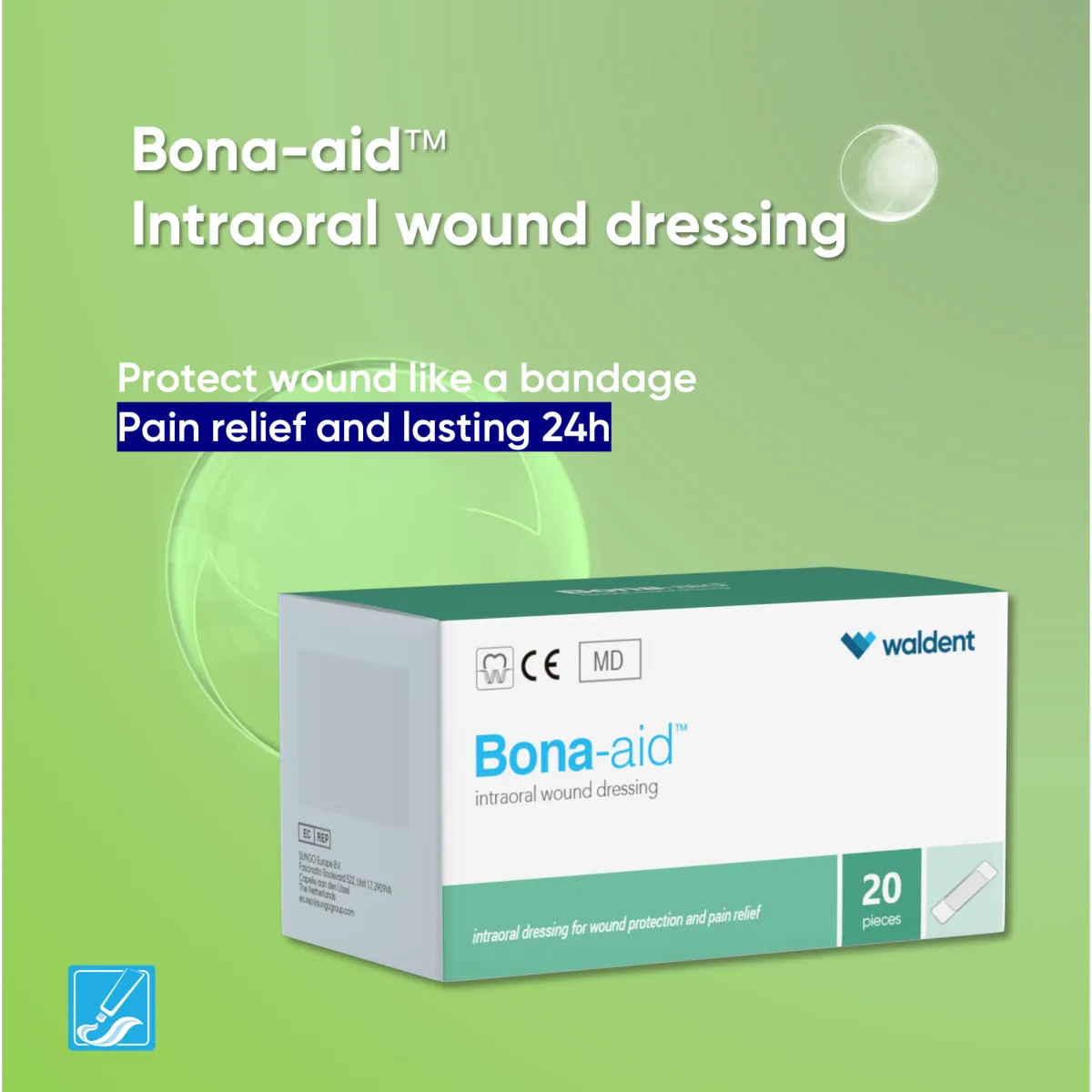 Bona-aid™ intraoral wound patch