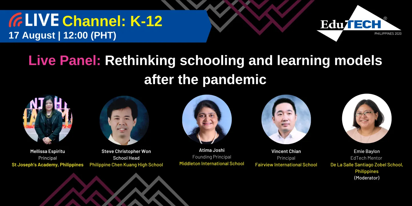 Live Panel: Rethinking schooling and learning models after the pandemic