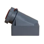Power CEE opbouw wandcontactdoos 5-polig 63A IP67 rood