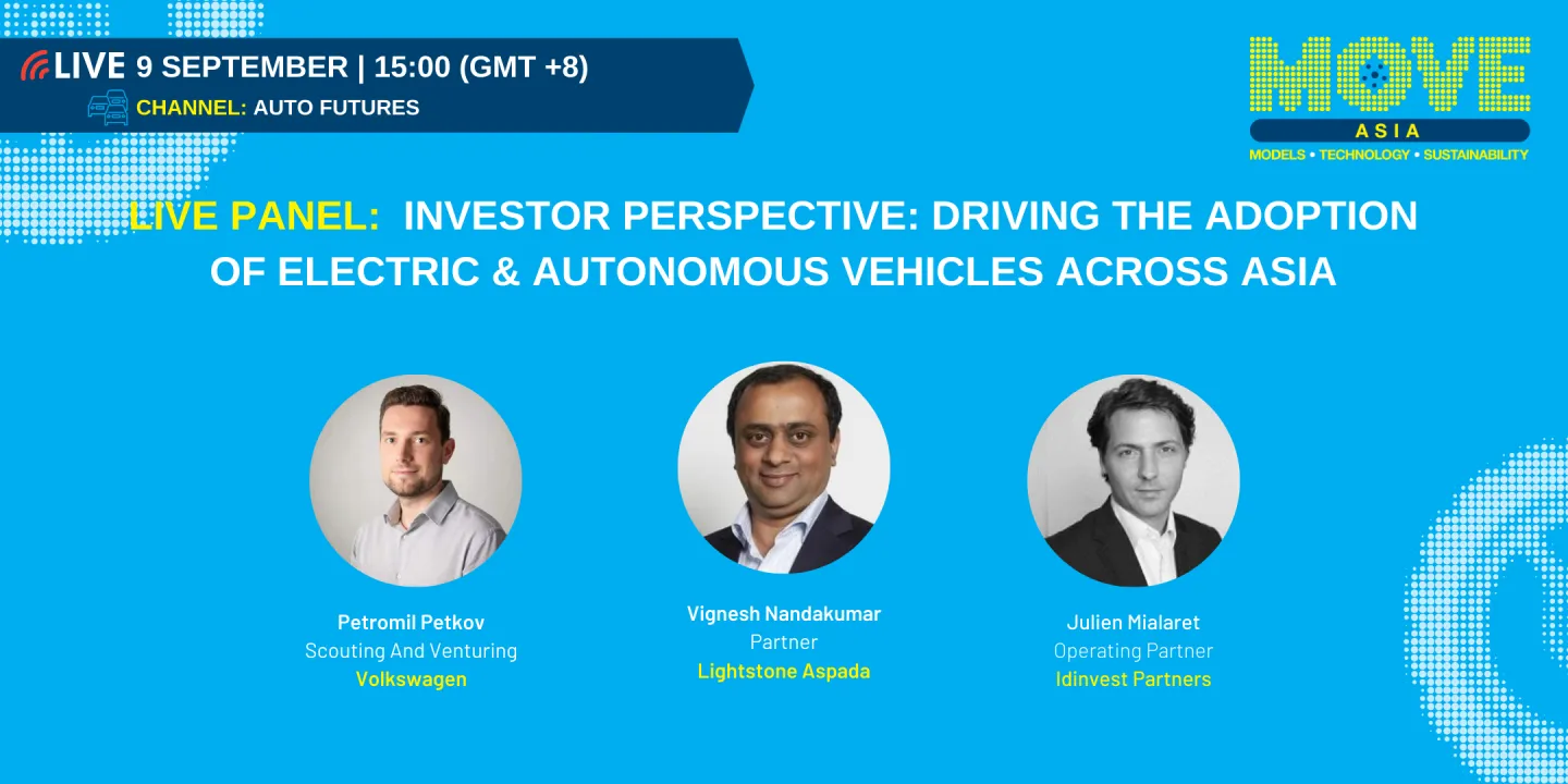 Investor Perspective: Driving the adoption of electric & autonomous vehicles across Asia