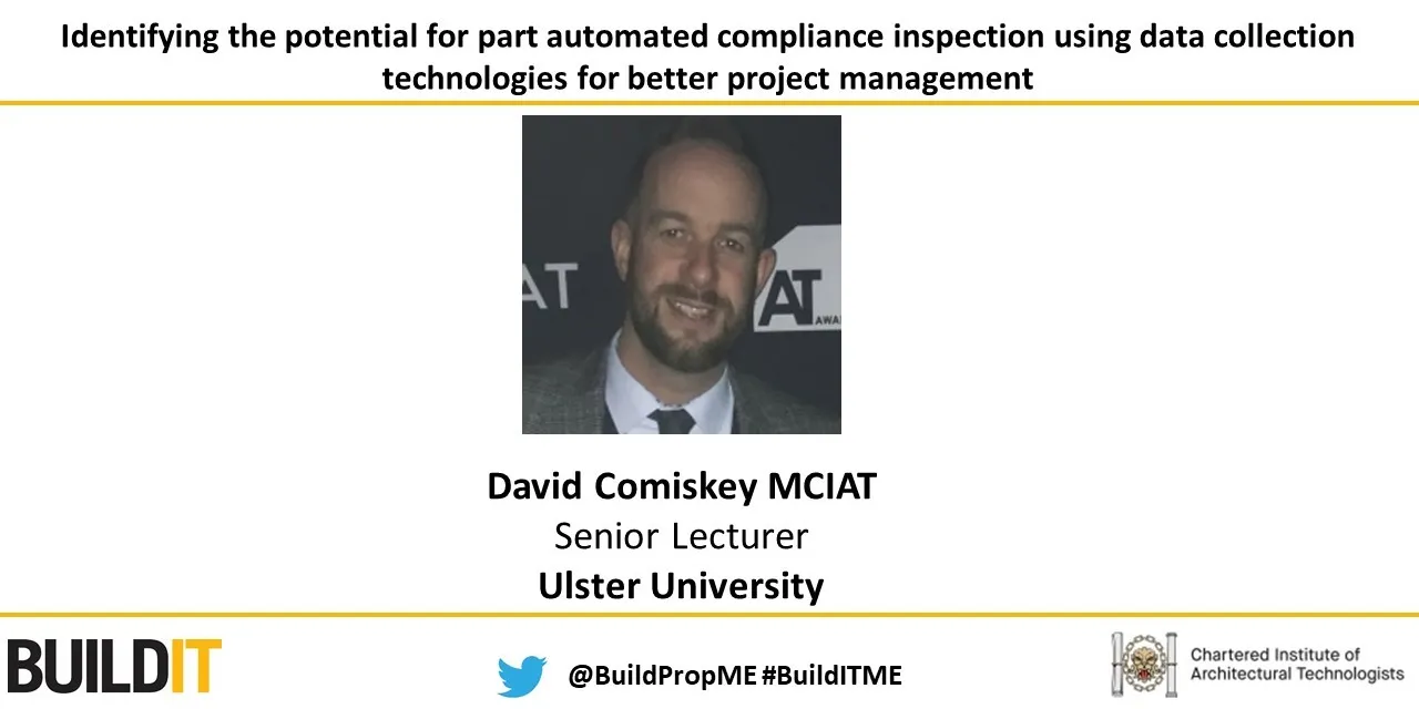 Identifying the potential for part automated compliance inspection using data collection technologies for better project management