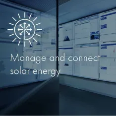 Manage and Connect solar energy