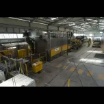 SAVEMA SPA Cyclic Epoxy Resin Line with a production capacity of 30 slabs/hour one face treatment