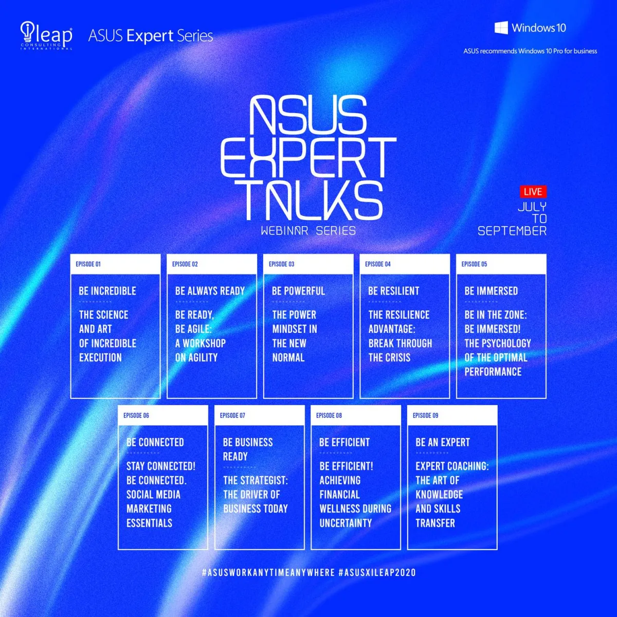 ASUS EXPERTalks Webinar Series