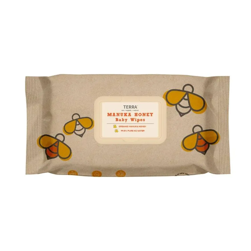 TERRA Manuka Honey Baby Wipes