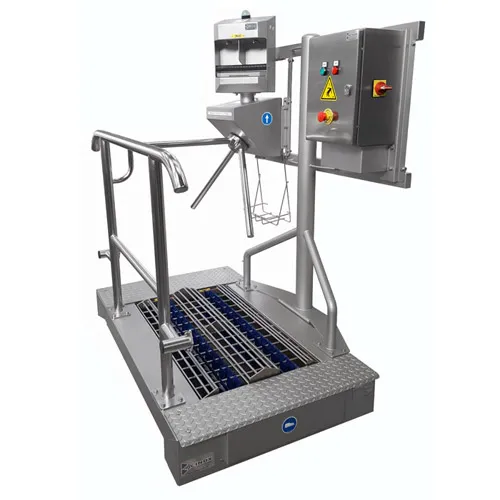 SAS Compact Ergonomique : Tripode et désinfection des mains sur tripode orientable à 45°