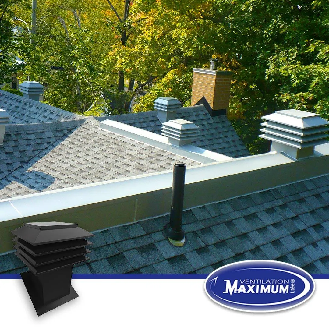 Système pour toit cathédrale de ventilation Maximum