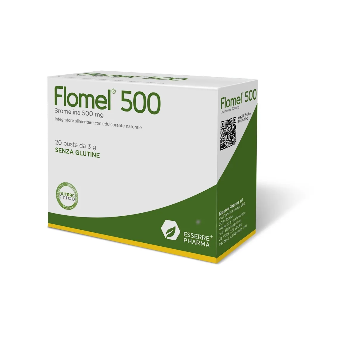 Flomel(R) 500 Flomel (R) Gel Cream and the other food supplements of the range