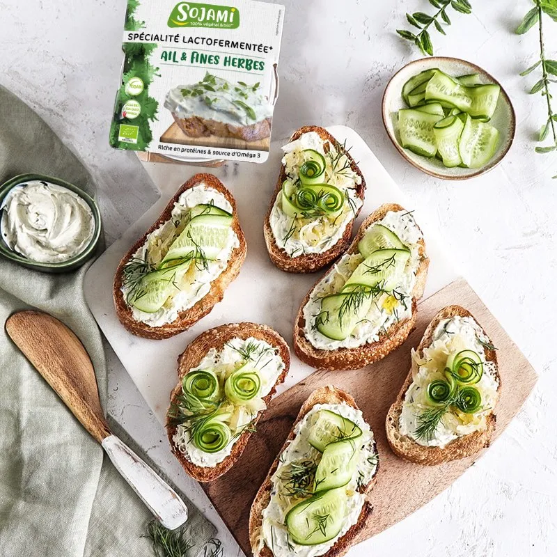 SOJAMI A TARTINER AIL ET FINES HERBES