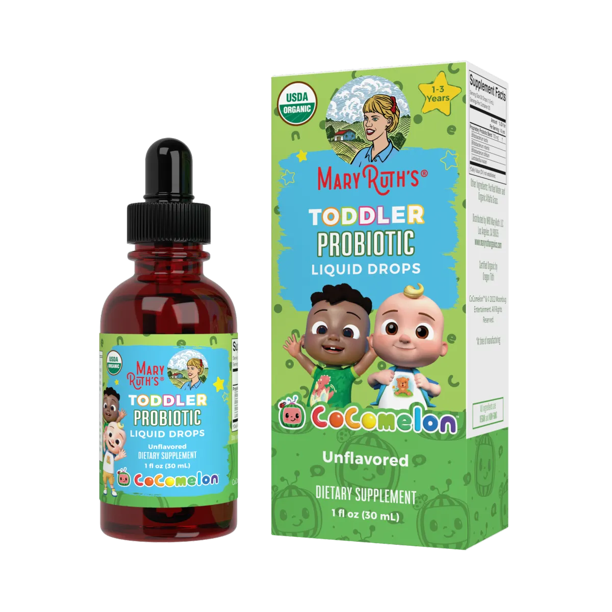 CoComelon Organic Toddler Liquid Probiotic