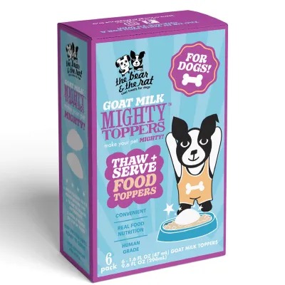 Goat Milk Food Toppers for Dogs