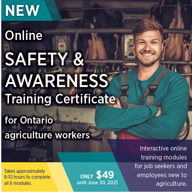 Ontario Agriculture Worker Safety and Awareness Certificate
