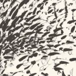 Disorder in Stasis triptych wall covering