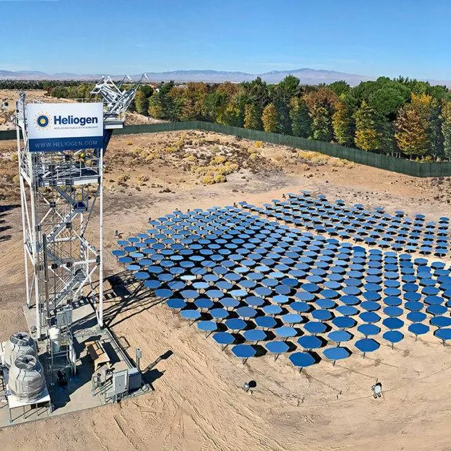 Heliogen achieves breakthrough temperatures from concentrated sunlight for industrial processes